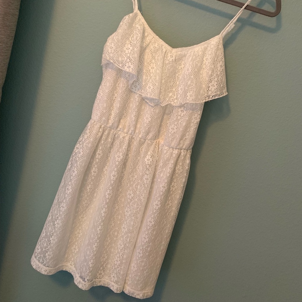 White Spaghetti strap dress
